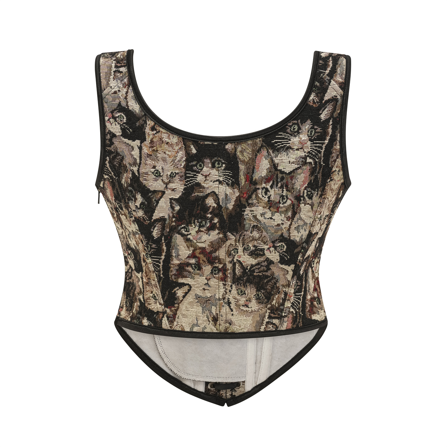 Vintage Renaissance bustier shapewear top Costume Vest